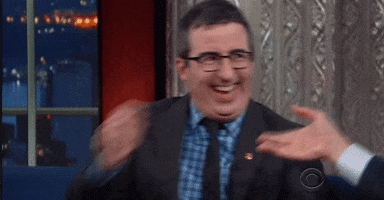 John Oliver Lol GIF by The Late Show With Stephen Colbert