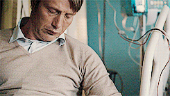 leunorazeciri #hannibal lecter #will graham #hannibal #mads mikkelsen #hugh dancy GIF