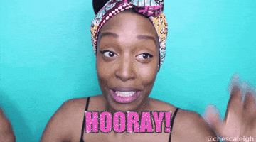 Excited Black Girl GIF