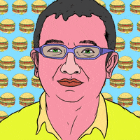 Hamburger Eating GIF by Richie Brown