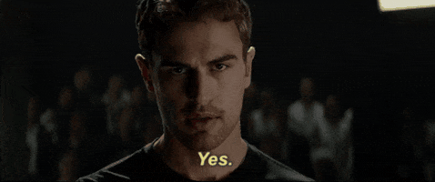 Theo James Yes GIF by The Divergent Series