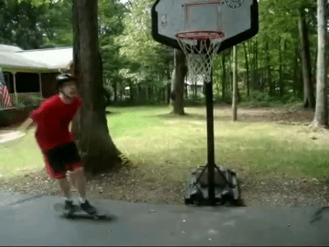 Basketball Skateboarding GIF by AFV Epic Fails - Find & Share on GIPHY