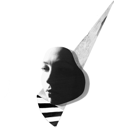 Black And White Girl GIF by Kamila Maslowska