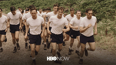 Band Of Brothers Running GIF by HBO - Find & Share on GIPHY