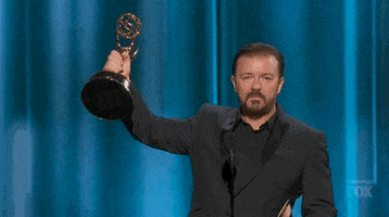 happy ricky gervais GIF by Fox TV