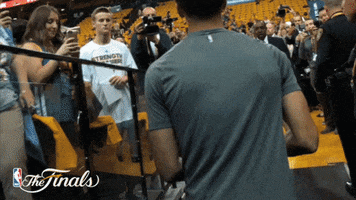 golden state warriors tunnel shot GIF by NBA