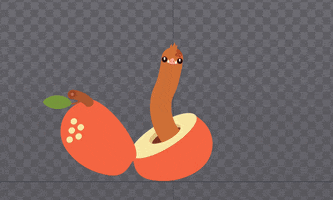trompogames happy worm gamedev indiedev GIF
