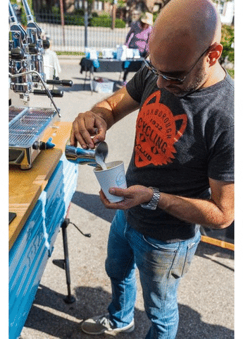 ThreeSixtyPro coffee barista cappuccino coffeeart GIF