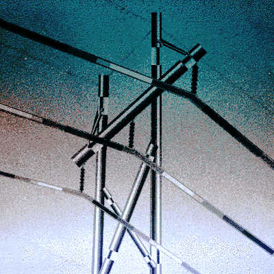 telephone poles GIF by Xenoself