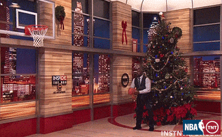 Fail Christmas Tree GIF by NBA on TNT