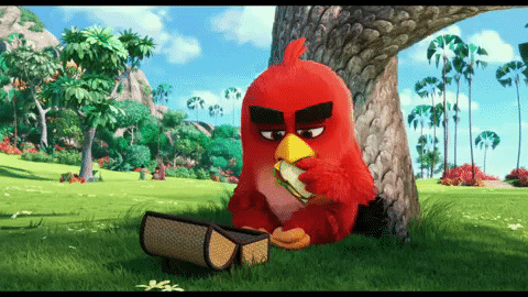 sandwich eating GIF by Angry Birds