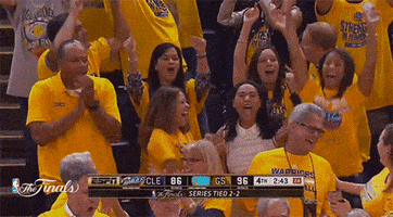 happy golden state warriors GIF by NBA