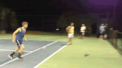 America's Funniest Home Videos funny fail tennis fall GIF