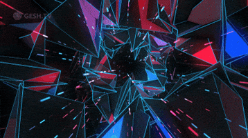 visuals neon flight vj tunnel GIF