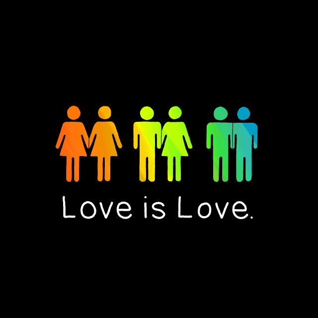 love is love lgbt GIF por GIPHY Studios Originals