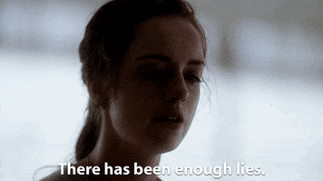 stop lying kacey rohl GIF by Wayward Pines