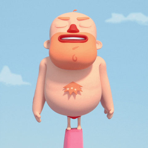 paperfrog 3d gordo videojuego rigging GIF