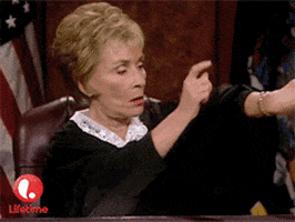 Judge Judy GIF by Lifetime Telly