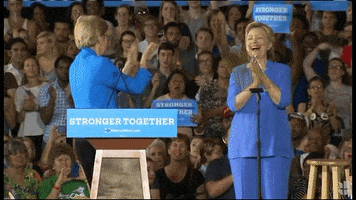 Hillary Clinton Hug GIF by Univision Noticias