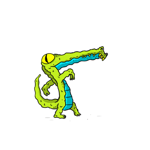 Walking Crocodile GIF by Numecaniq Find & Share on GIPHY