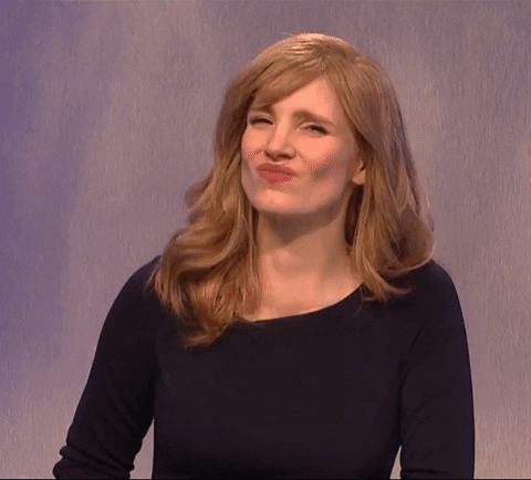 Does Not Matter Jessica Chastain GIF by Saturday Night Live - Find & Share on GIPHY