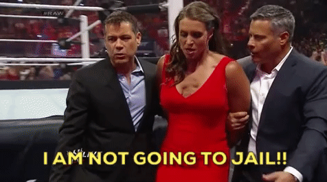 Arrested Stephanie Mcmahon GIF by WWE