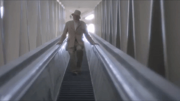 John Huston Stairs GIF
