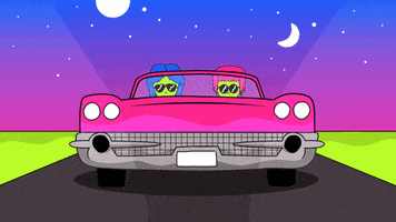 Driving Road Trip GIF by Wet Cement