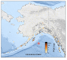 remote sensing earthquake GIF by University of Alaska Fairbanks