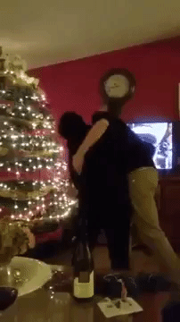 christmas tree fail GIF by America's Funniest Home Videos