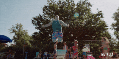 swimming pool summer GIF by Stranger Things