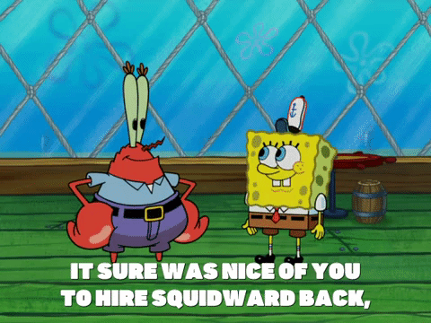Squidward My Back GIFs