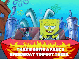 episode 2 speedboat GIF by SpongeBob SquarePants