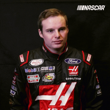 cole custer nascar driver reactions GIF by NASCAR