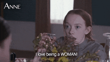 anne of green gables i love being a woman GIF by CBC