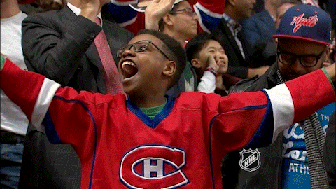 Montreal Canadiens NHL Fans GIF by NHL - Find & Share on GIPHY