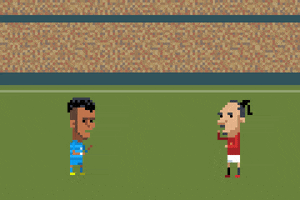 manchester united soccer GIF by 8bit Football