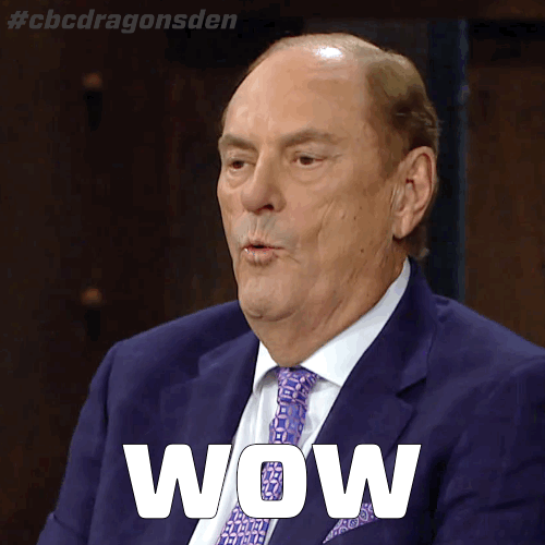 dragons den wow GIF by CBC