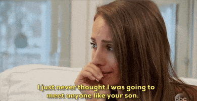 episode 11 i just never though i was going to meet anyone like your son GIF by The Bachelor