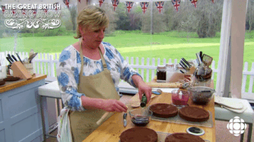 great british baking show drinking GIF by CBC