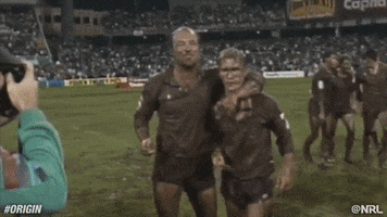 rugby league kiss GIF by NRL