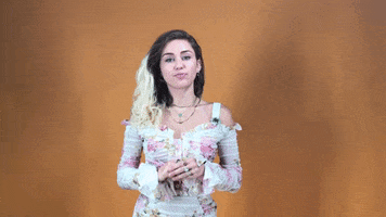 Excited Miley Cyrus GIF by 102.7 KIIS FM