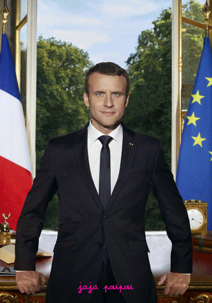 guitoudouble macron GIF