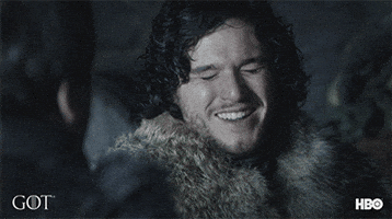 Happy Jon Snow GIF by Game of Thrones