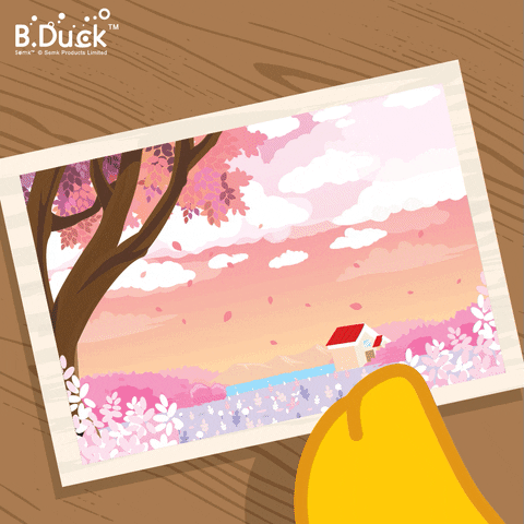 Postcard GIF by B.Duck