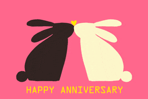 Happy Anniversary Love GIF by GIPHY Studios Originals