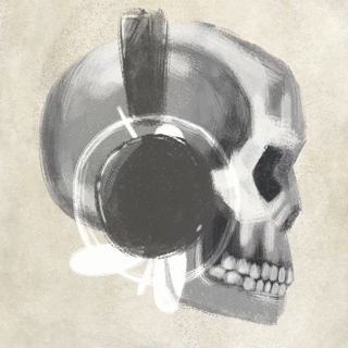 yesboss music animation friday skull GIF