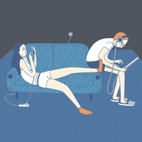 sunday browsing GIF by Aiste Papartyte