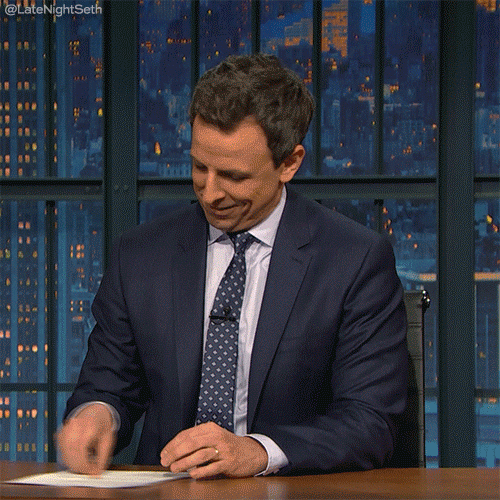 Seth Meyers Writing GIF by Late Night with Seth Meyers - Find & Share on GIPHY