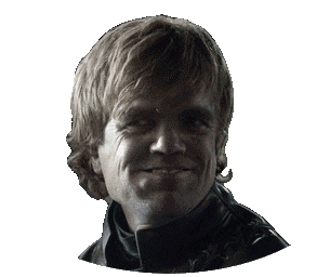 Happy Tyrion Lannister Sticker by reactionstickers